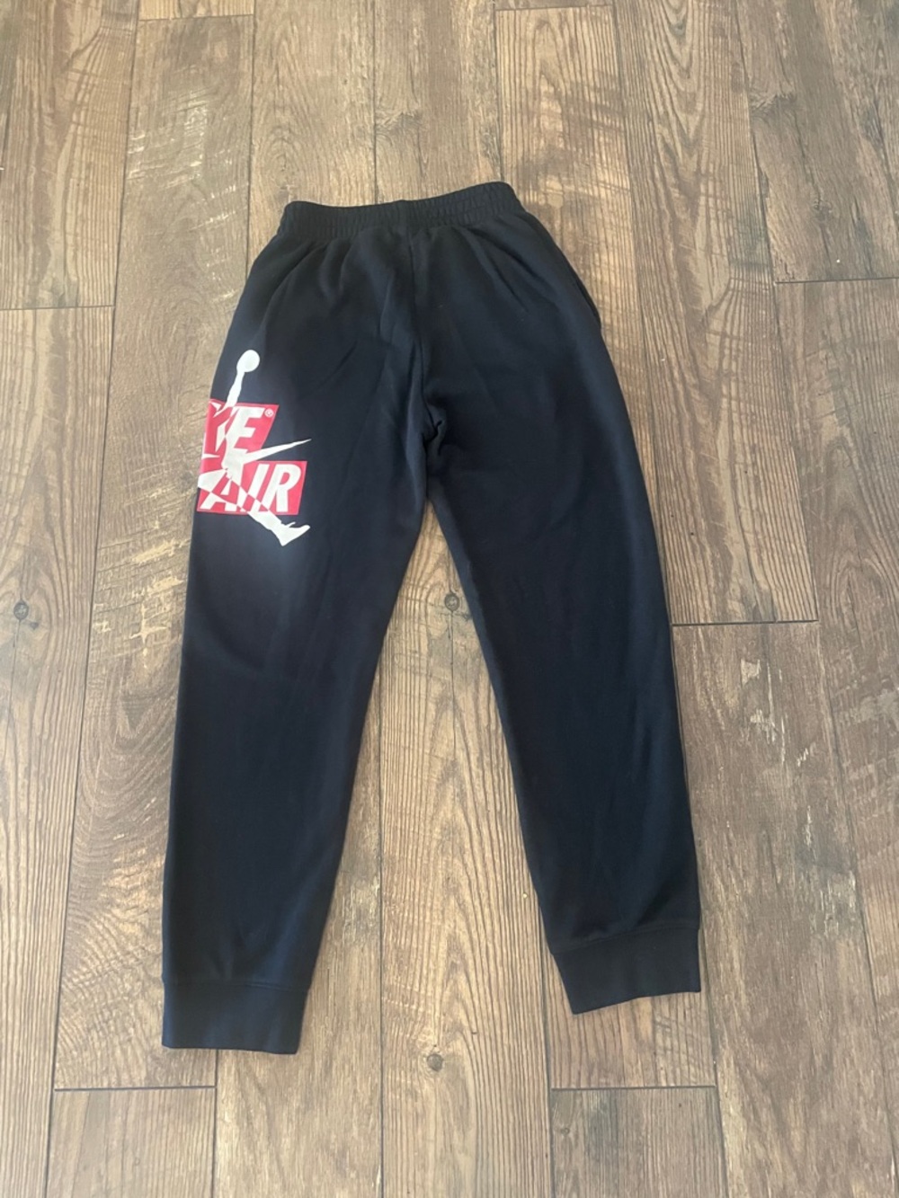 Jordan Joggers Kids XL Black Nike Air Mashup Graphic Fleece Sweatpants A434-023
